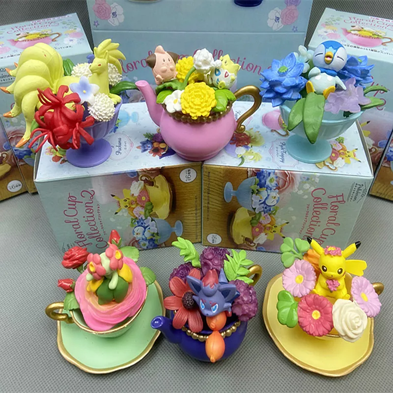 Миниатюрная цветочная чашка Po – обзор и цена Model Kit Pokemon