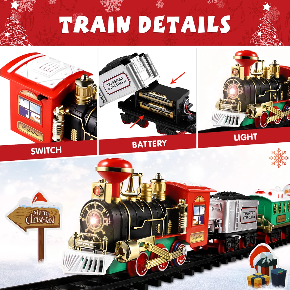 Рождественский набор поездов,  – обзор и цена Model Kit Train