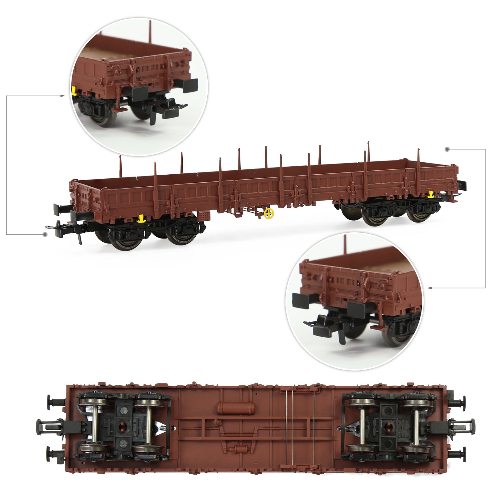 1 единичный поезд Evemodel — о – обзор и цена Model Kit Train