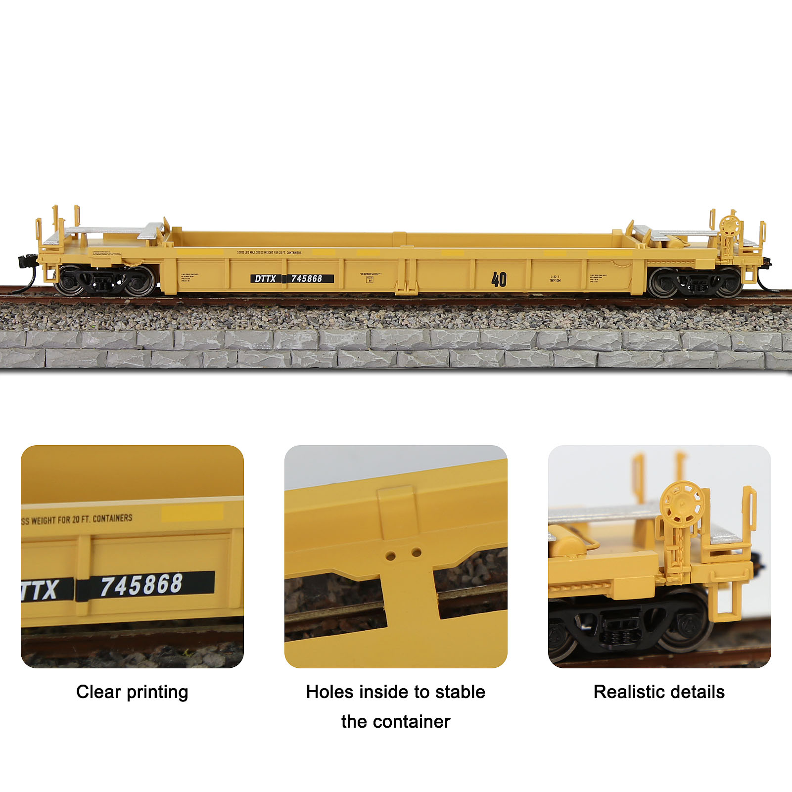 Evemodel 1 шт. HO Масштаб 40 ' – обзор и цена Model Kit Train