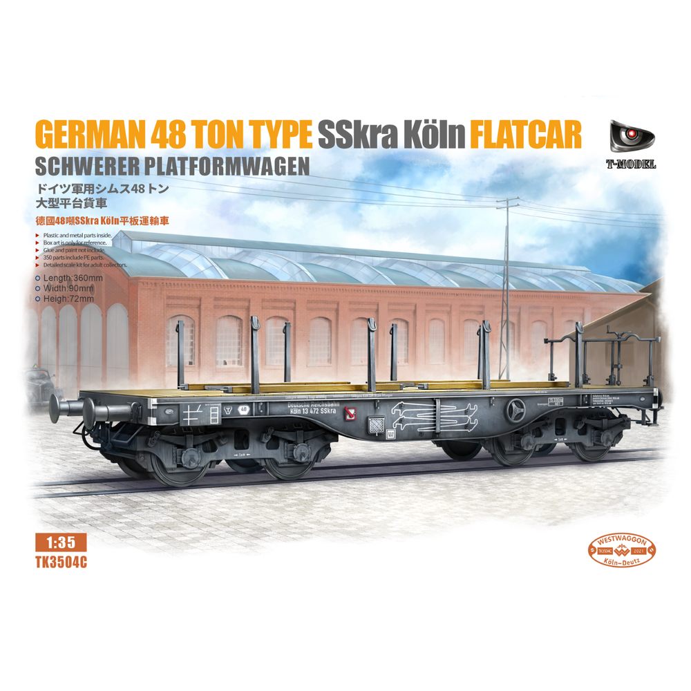 T-MODEL TK3504C 1/35 немецкий  – обзор и цена Model Kit Train
