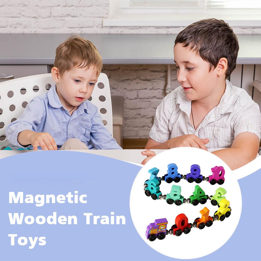 Деревянный магнитный поезд с ц – обзор и цена Model Kit Train