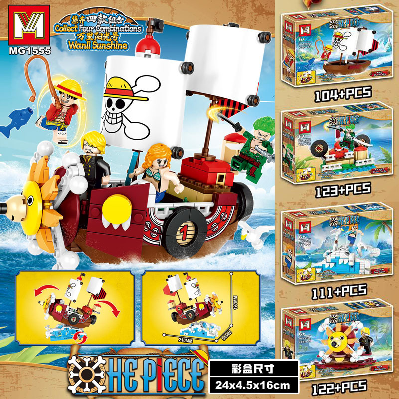 Набор для сборки 4-в-1: Корабл – обзор и цена Model Kit One Piece Ship