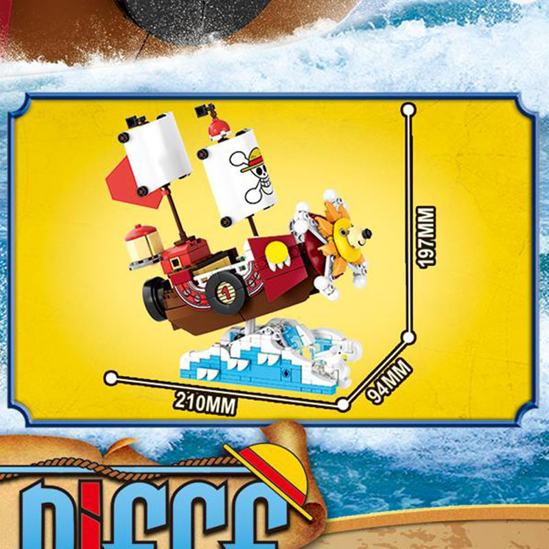Набор для сборки 4-в-1: Корабл – обзор и цена Model Kit One Piece Ship