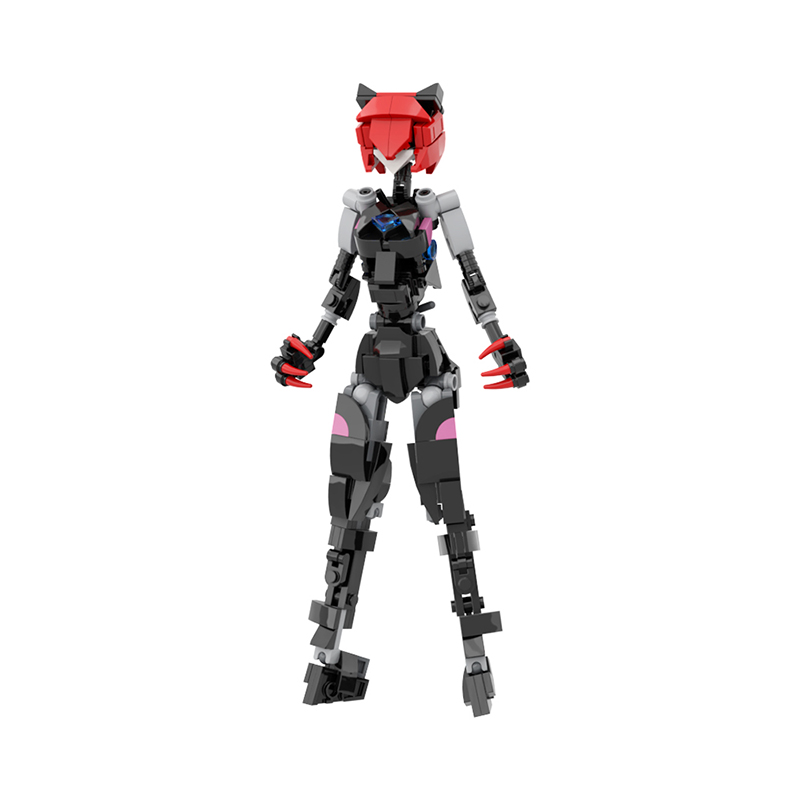 Конструктор MOC - Фигурка Кибе – обзор и цена Model Kit Mecha Girl