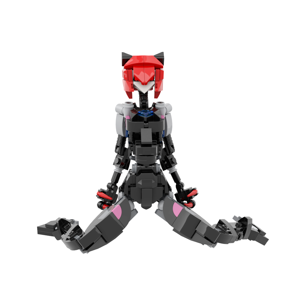 Конструктор MOC - Фигурка Кибе – обзор и цена Model Kit Mecha Girl